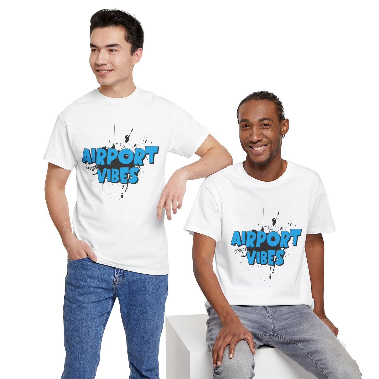 Airport Vibes Unisex Tee - Travel Inspired Shirt