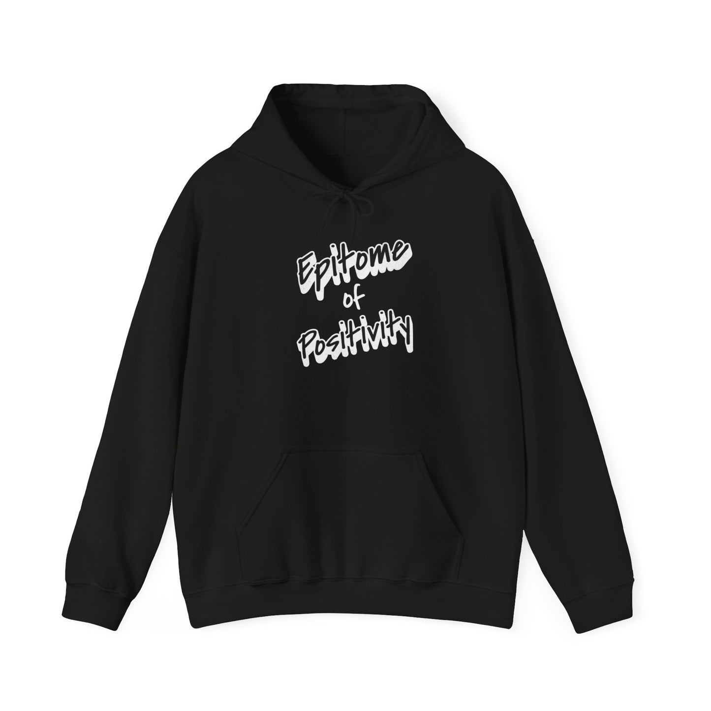 Positive Vibes Hoodie, Bold Inspirational Sweatshirt, Motivational Pullover, Happy Quote Jumper, Encouraging Hoody