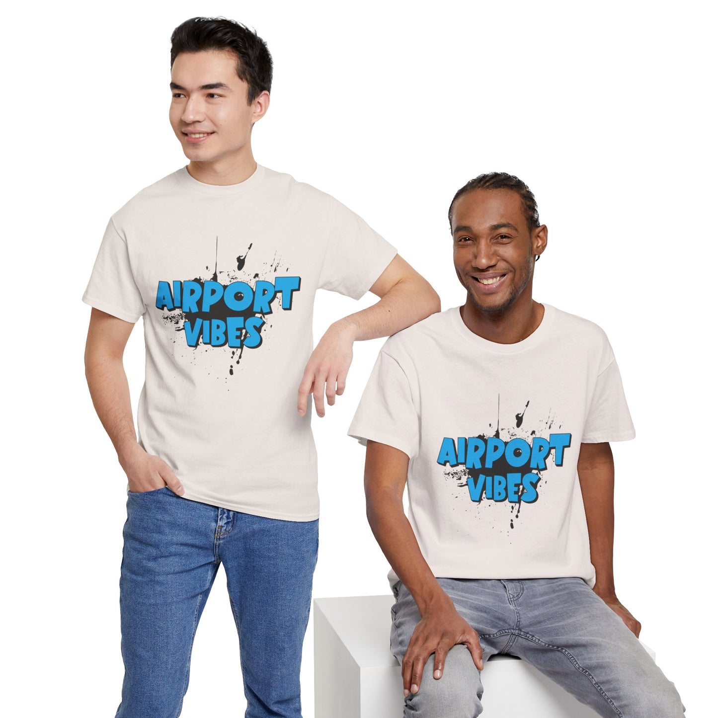 Airport Vibes Unisex Tee - Travel Inspired Shirt