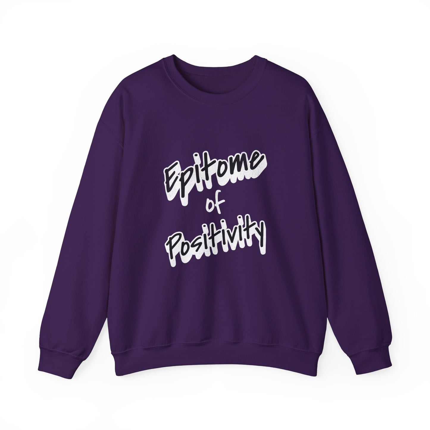 Bold Positive Phrase Unisex Sweatshirt, Motivational Crewneck Jumper, Inspirational Pullover, Cozy Graphic Sweater, Relaxing Lounge Wear