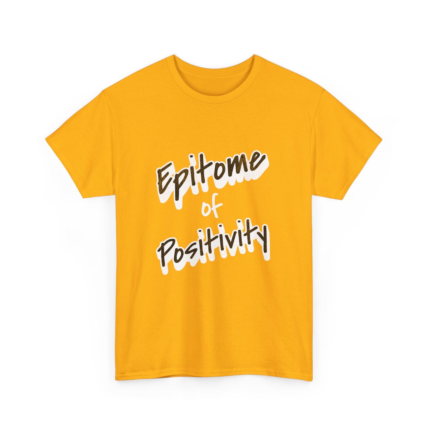 Bright and Bold Unisex Heavy Cotton Tee, Positive Vibes T-Shirt, Colorful Tee, Bold Graphic Shirt, Happy Vibes Clothing